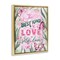 Stupell Industries Inspirational Self Love is Best Floating Frame By Vanessa Stoilova